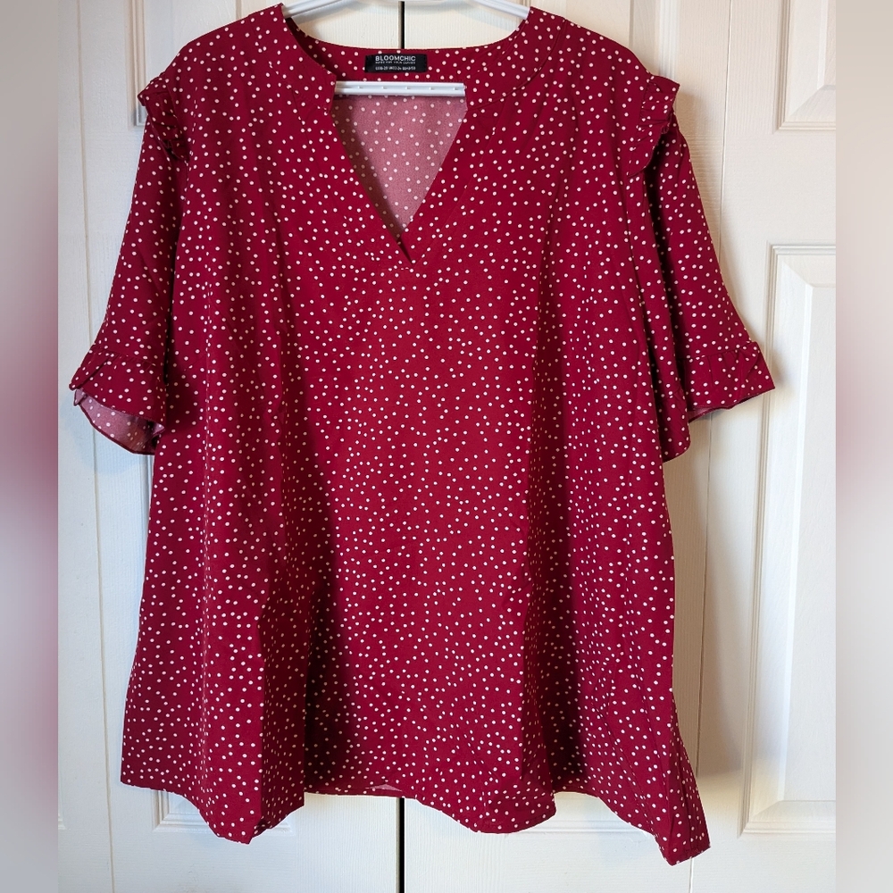 Scarlett Polka Dot Blouse